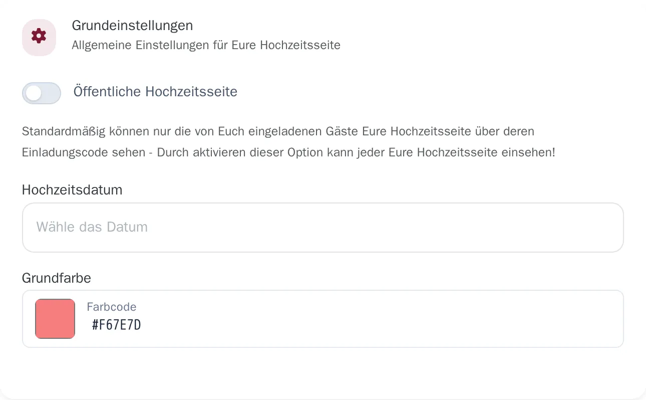 Sichtbarkeit selbst bestimmen